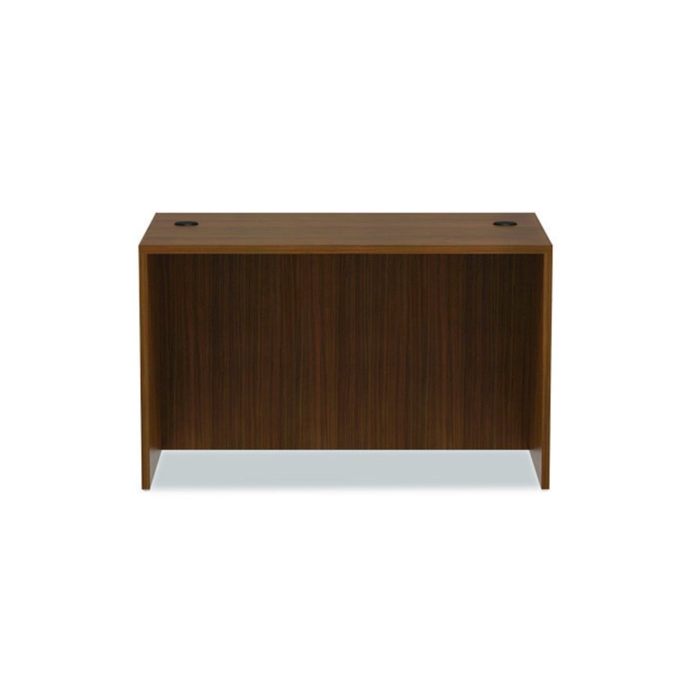 Alera Valencia Series Straight Front Desk Shell, 47.25" x 29.5" x 29.63", Modern Walnut. Picture 7