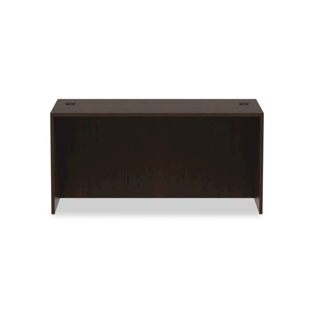 Alera Valencia Series Straight Front Desk Shell, 59.13" x 29.5" x 29.63", Espresso. Picture 8
