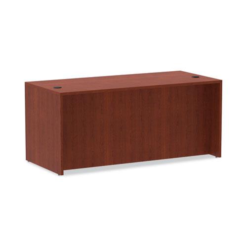 Alera Valencia Series Straight Front Desk Shell, 65" x 29.5" x 29.63", Medium Cherry. Picture 5