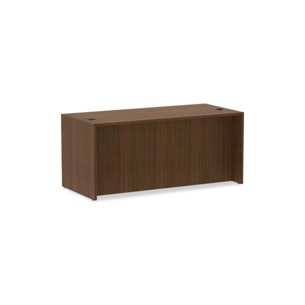Alera Valencia Series Straight Front Desk Shell, 65" x 29.5" x 29.63", Modern Walnut. Picture 6