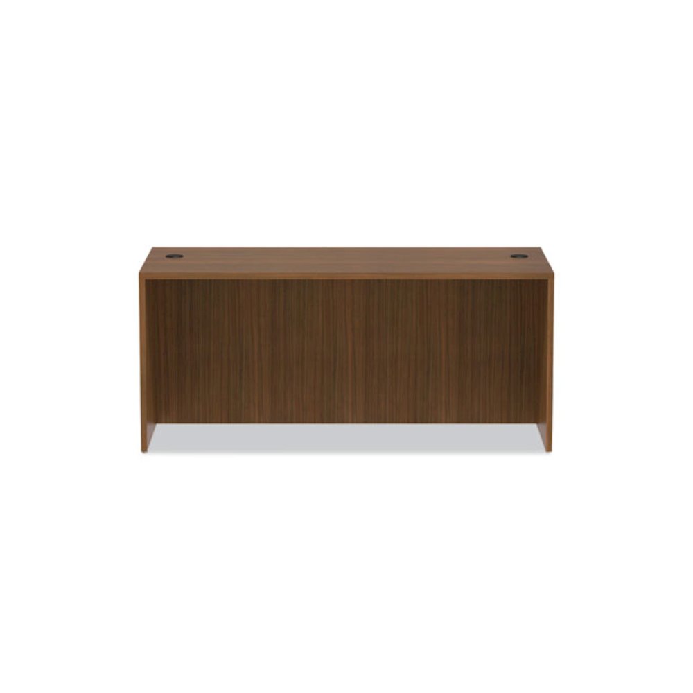 Alera Valencia Series Straight Front Desk Shell, 65" x 29.5" x 29.63", Modern Walnut. Picture 8