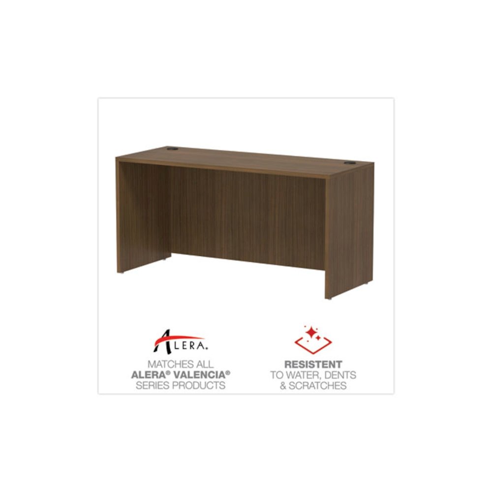 Alera Valencia Series Credenza Shell, 59.13w x 23.63d x 29.5h, Modern Walnut. Picture 4