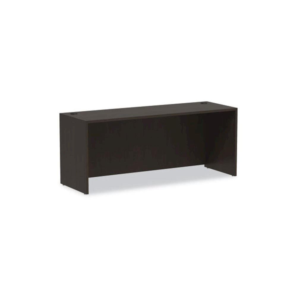 Alera Valencia Series Credenza Shell, 70.88w x 23.63d x 29.5h, Espresso. Picture 1