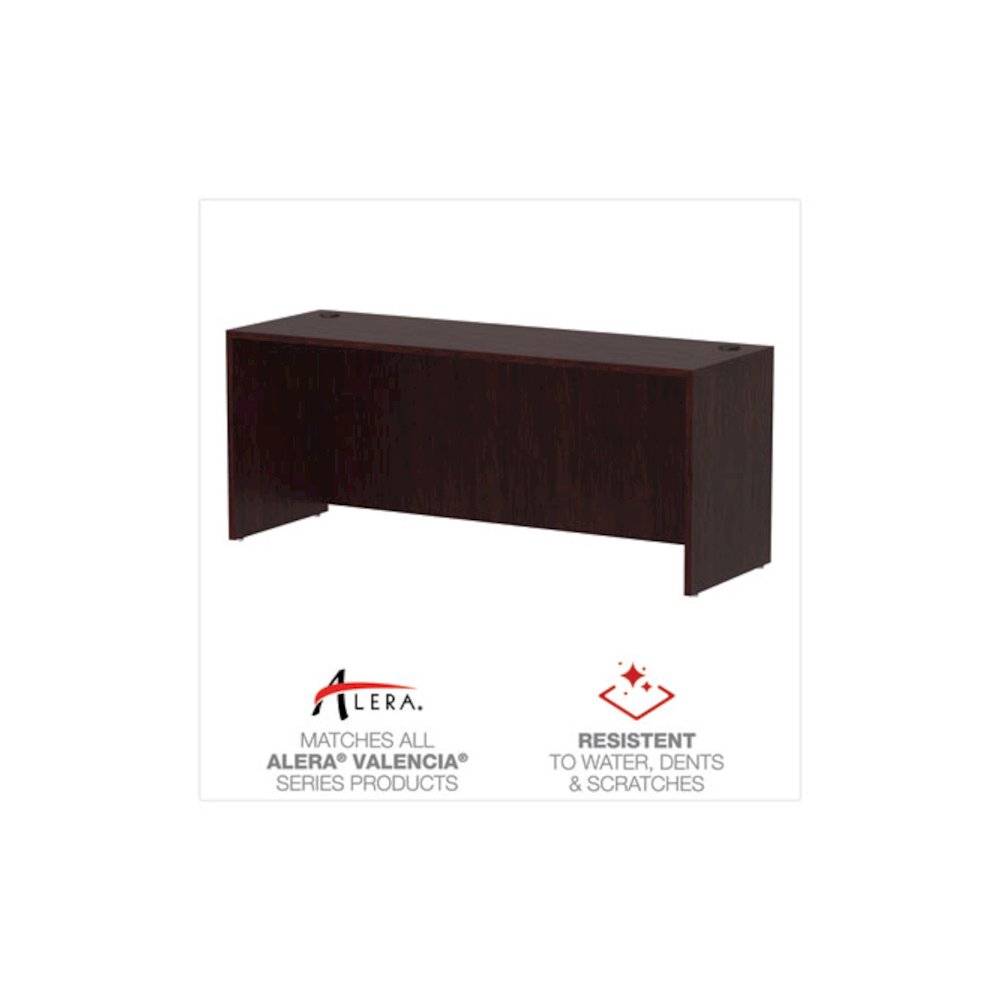Alera Valencia Series Credenza Shell, 70.88w x 23.63d x 29.5h, Mahogany. Picture 5