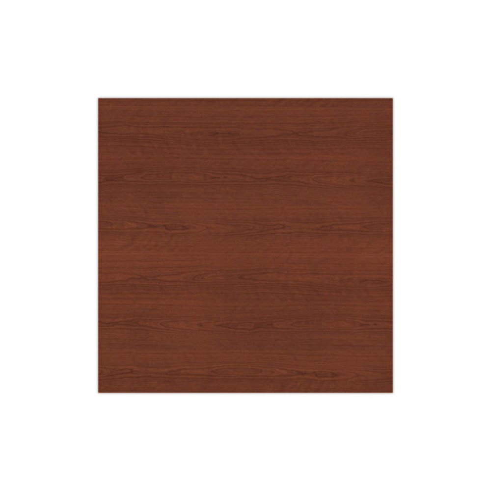 Alera Valencia Series Hutch with Doors, 4 Compartments, 58.88w x 15d x 35.38h, Medium Cherry. Picture 8