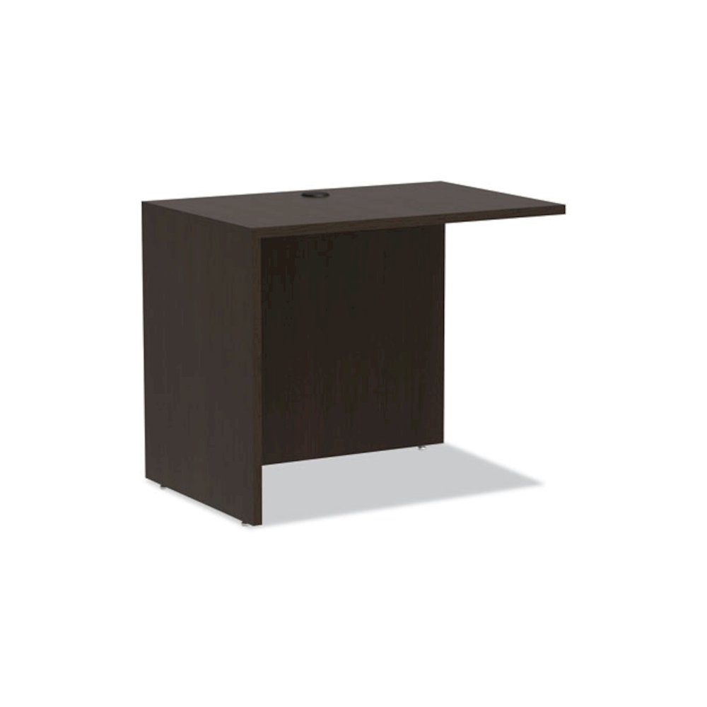 Alera Valencia Series Reversible Return/Bridge Shell, 35w x 23.63d x 29.5h, Espresso. Picture 1