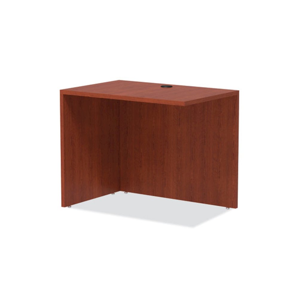 Alera Valencia Series Reversible Return/Bridge Shell, 35w x 23.63d x 29.5h, Medium Cherry. Picture 6