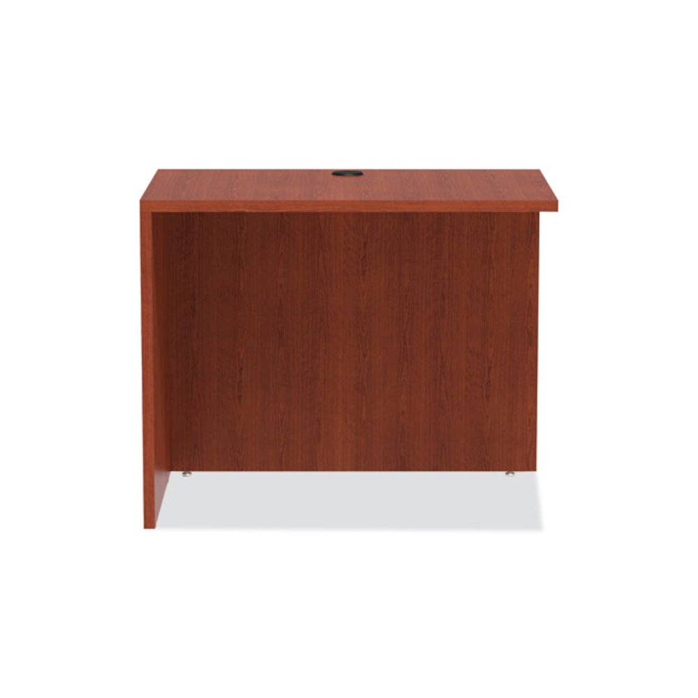 Alera Valencia Series Reversible Return/Bridge Shell, 35w x 23.63d x 29.5h, Medium Cherry. Picture 7