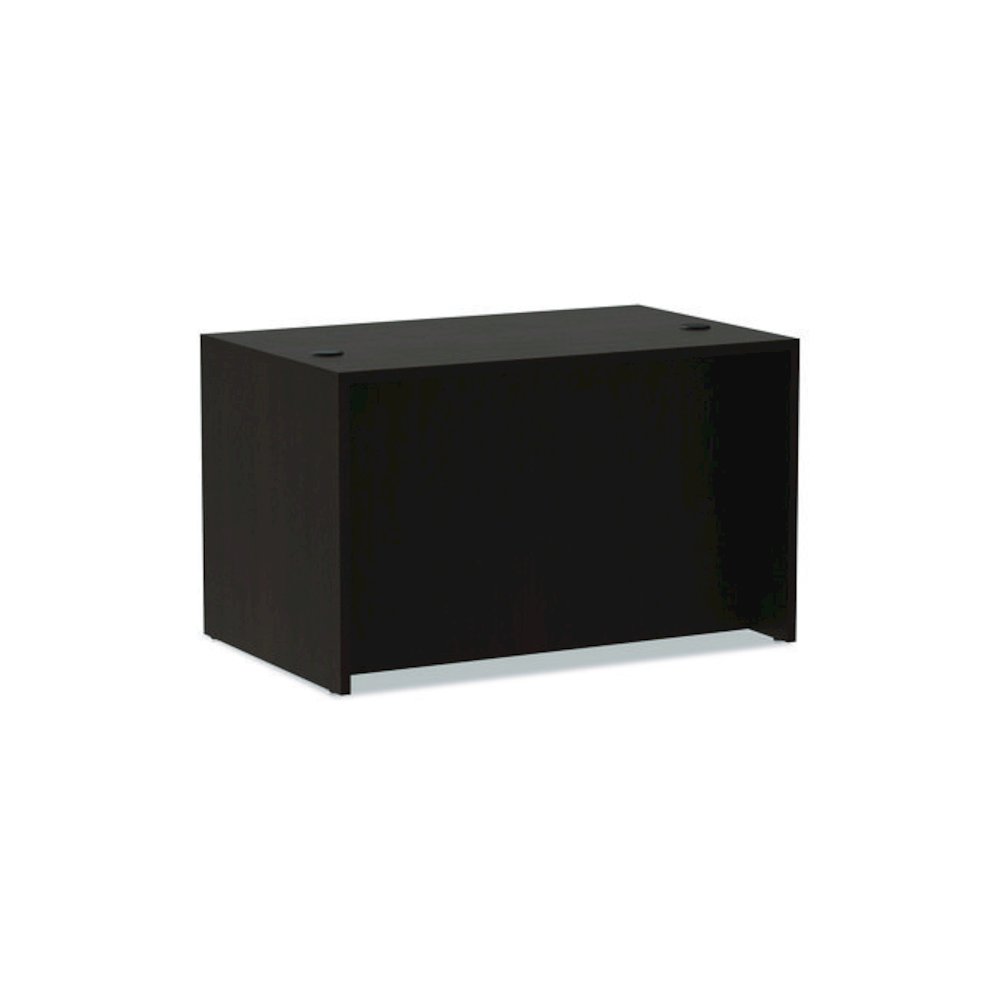 Alera Valencia Series Straight Front Desk Shell, 47.25" x 29.5" x 29.63", Espresso. Picture 5