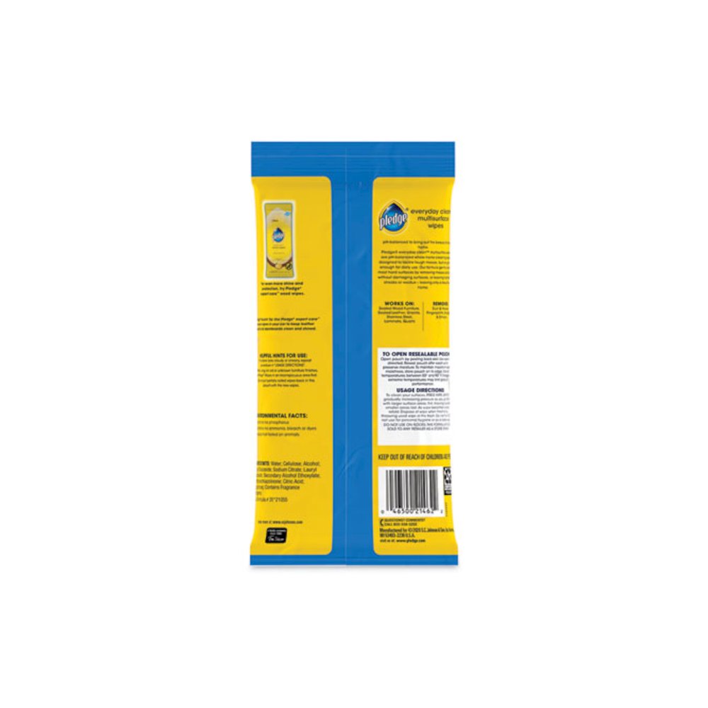Multi-Surface Cleaner Wet Wipes, Cloth, 7 x 10, Fresh Citrus, White, 25/Pack, 12 Packs/Carton. Picture 4