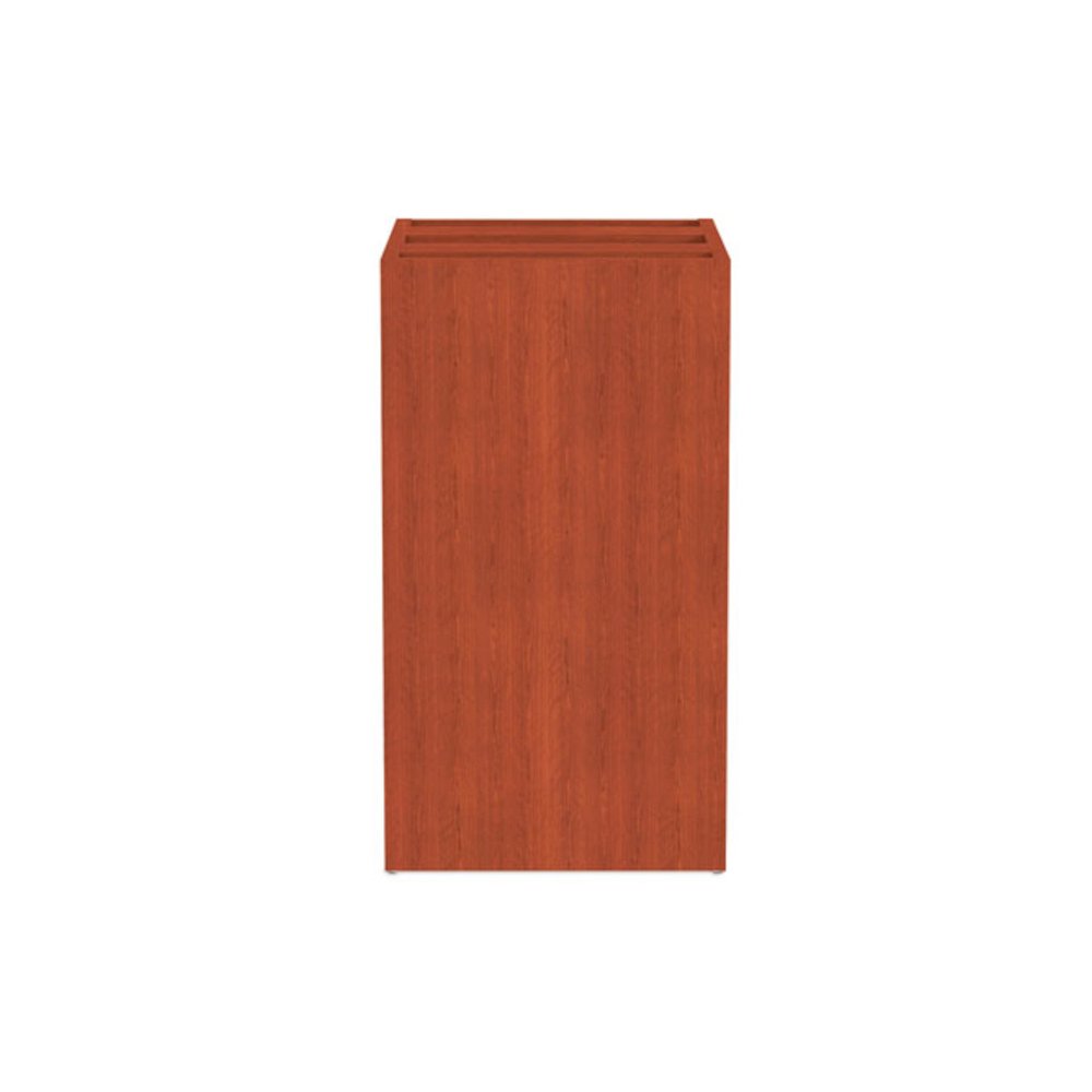 Alera Valencia Series Full Pedestal File, Left/Right, 3-Drawers: Box/Box/File, Legal/Letter, Cherry, 15.63" x 20.5" x 28.5". Picture 4