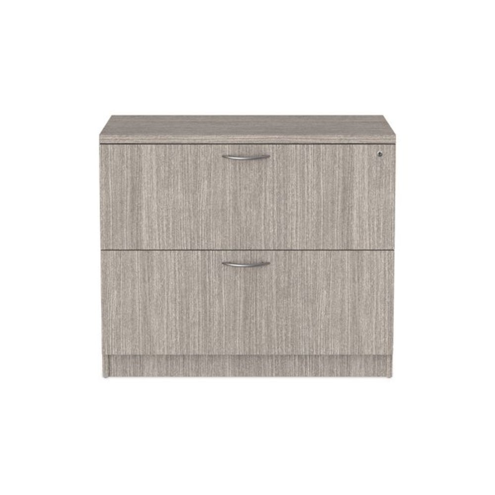 Alera Valencia Series Lateral File, 2 Legal/Letter-Size File Drawers, Gray, 34" x 22.75" x 29.5". Picture 1