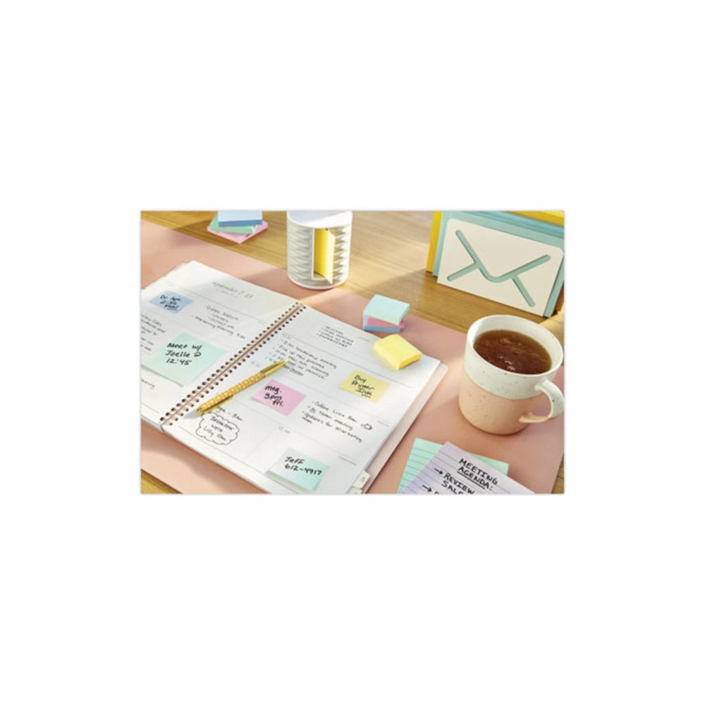 Original Canary Yellow Pop-up Refill, 3" x 3", Canary Yellow, 100 Sheets/Pad, 12 Pads/Pack. Picture 5