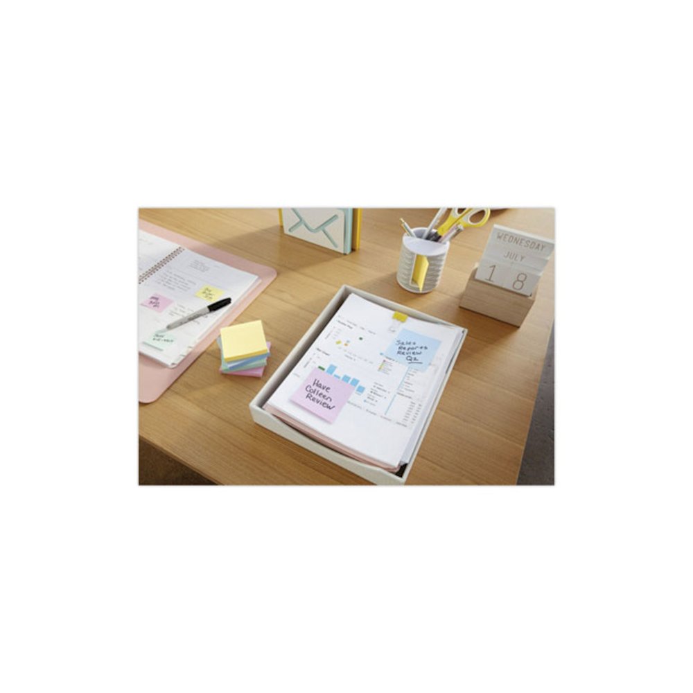 Original Canary Yellow Pop-up Refill, 3" x 3", Canary Yellow, 100 Sheets/Pad, 12 Pads/Pack. Picture 6