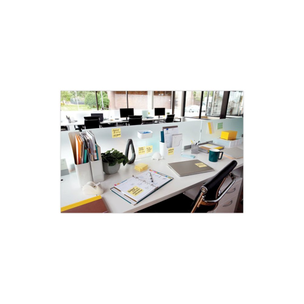 Original Canary Yellow Pop-up Refill, 3" x 3", Canary Yellow, 100 Sheets/Pad, 12 Pads/Pack. Picture 9