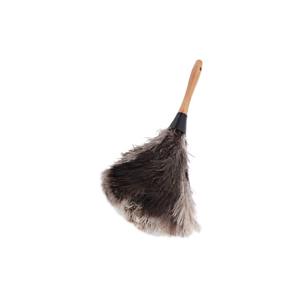 Professional Ostrich Feather Duster, 7" Wood Handle. Picture 1