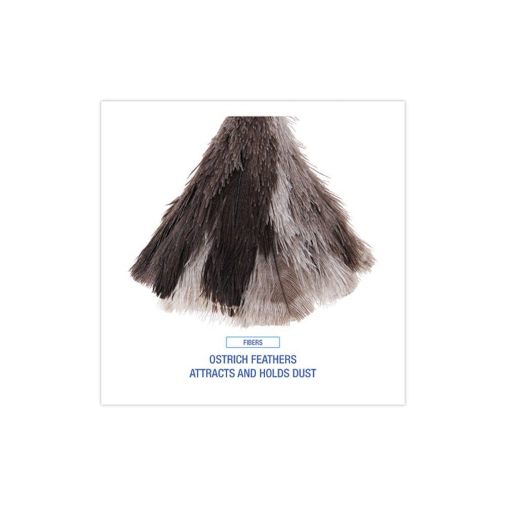 Professional Ostrich Feather Duster, 7" Wood Handle. Picture 4
