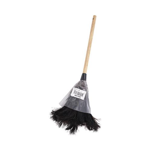 Professional Ostrich Feather Duster, 10" Wood Handle. Picture 7