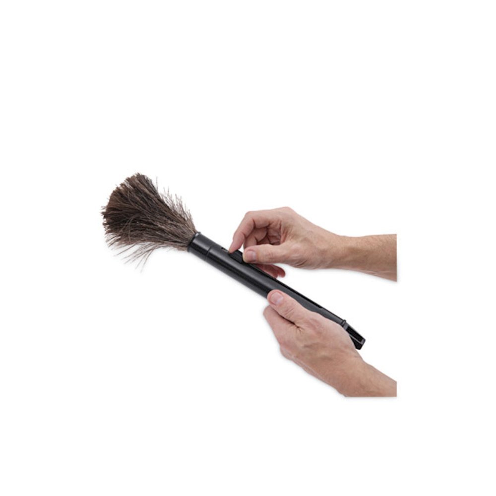 Ostrich Feather Duster, 9" to 14" Retractable Plastic Handle. Picture 7