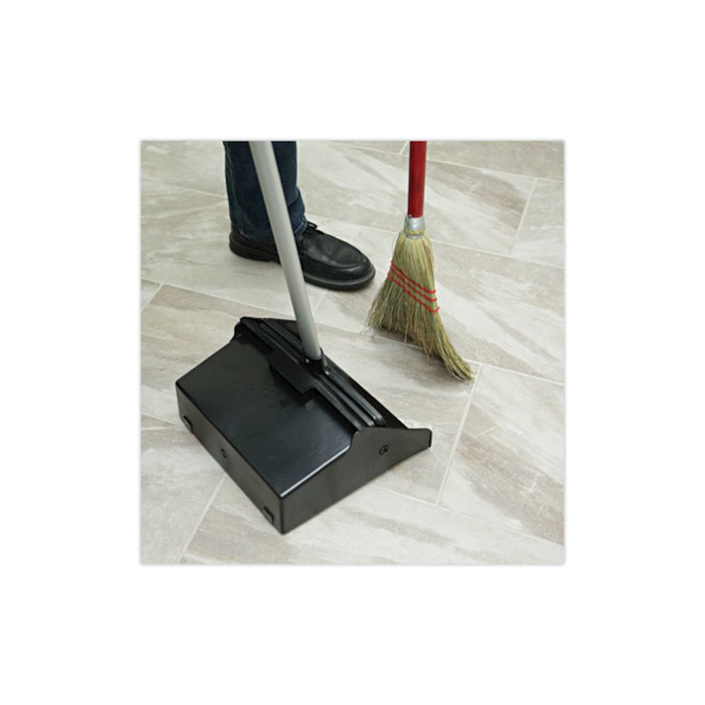 Corn Fiber Lobby/Toy Broom, Corn Fiber Bristles, 39" Overall Length, Red, 12/Carton. Picture 5
