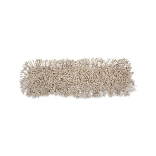 Mop Head, Dust, Cotton, 24 x 3, White. Picture 1