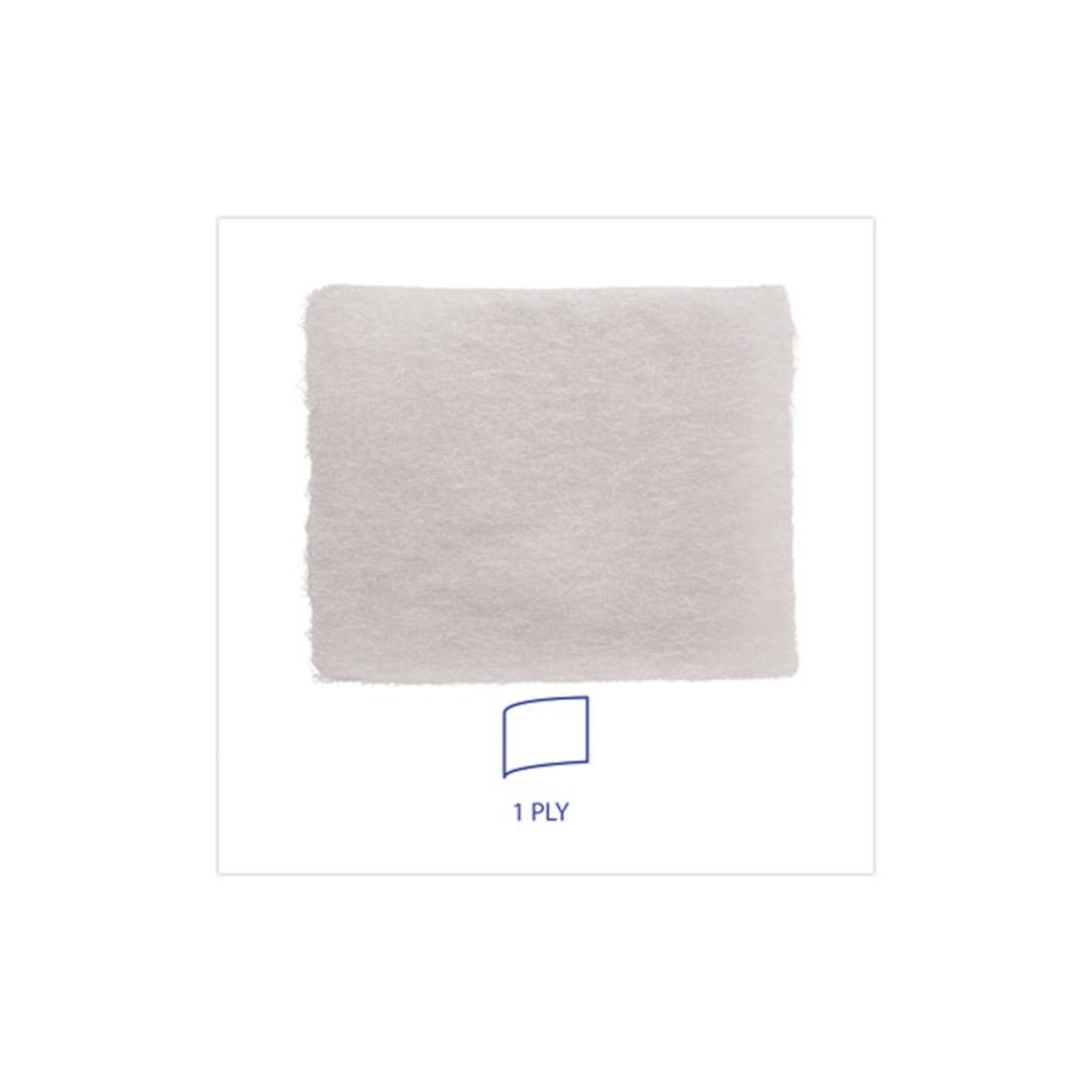 TrapEze Disposable Dusting Sheets, 5" x 125 ft, White, 250 Sheets/Roll, 2 Rolls/Carton. Picture 4