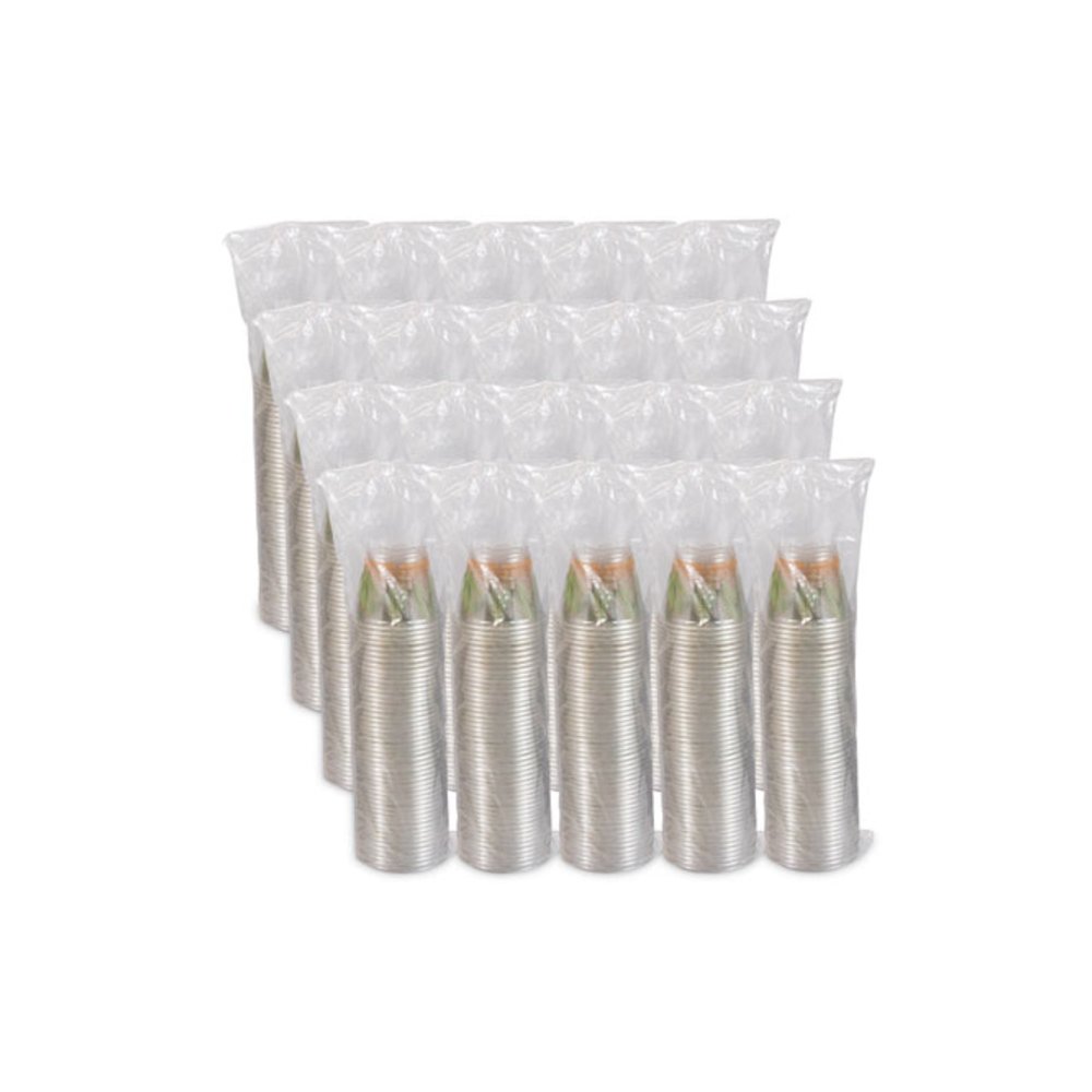 Bare Eco-Forward RPET Cold Cups, ProPlanet Seal, 9 oz, Plastic, Leaf Design, 1,000/Carton. Picture 5
