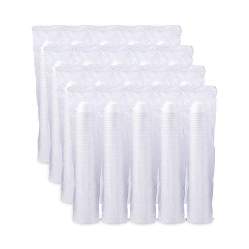 Foam Container, Squat, 6 oz, White, 50/Pack, 20 Packs/Carton. Picture 5