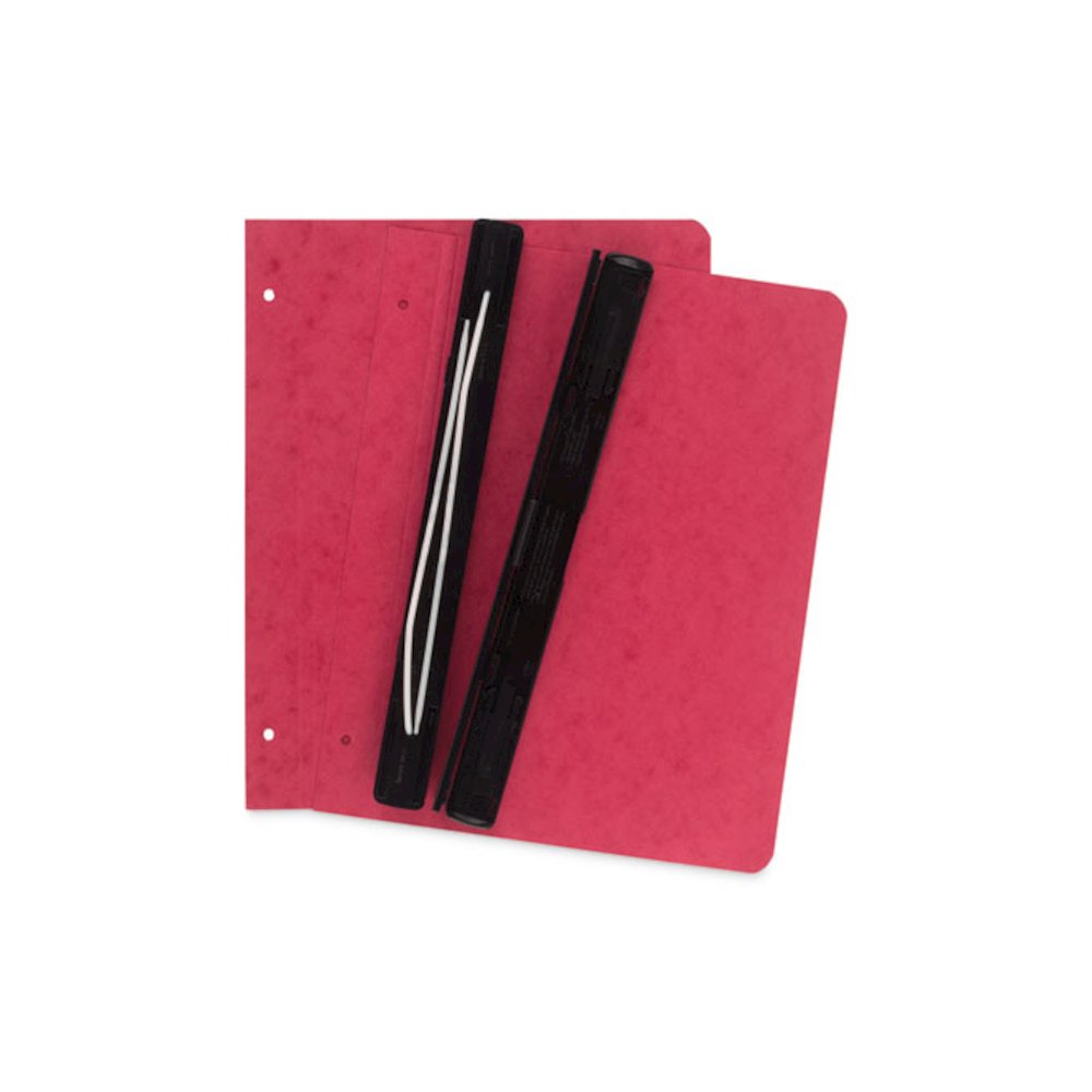 Expandable Hanging Data Binder, 2 Posts, 6" Capacity, 11 x 8.5, Red. Picture 6