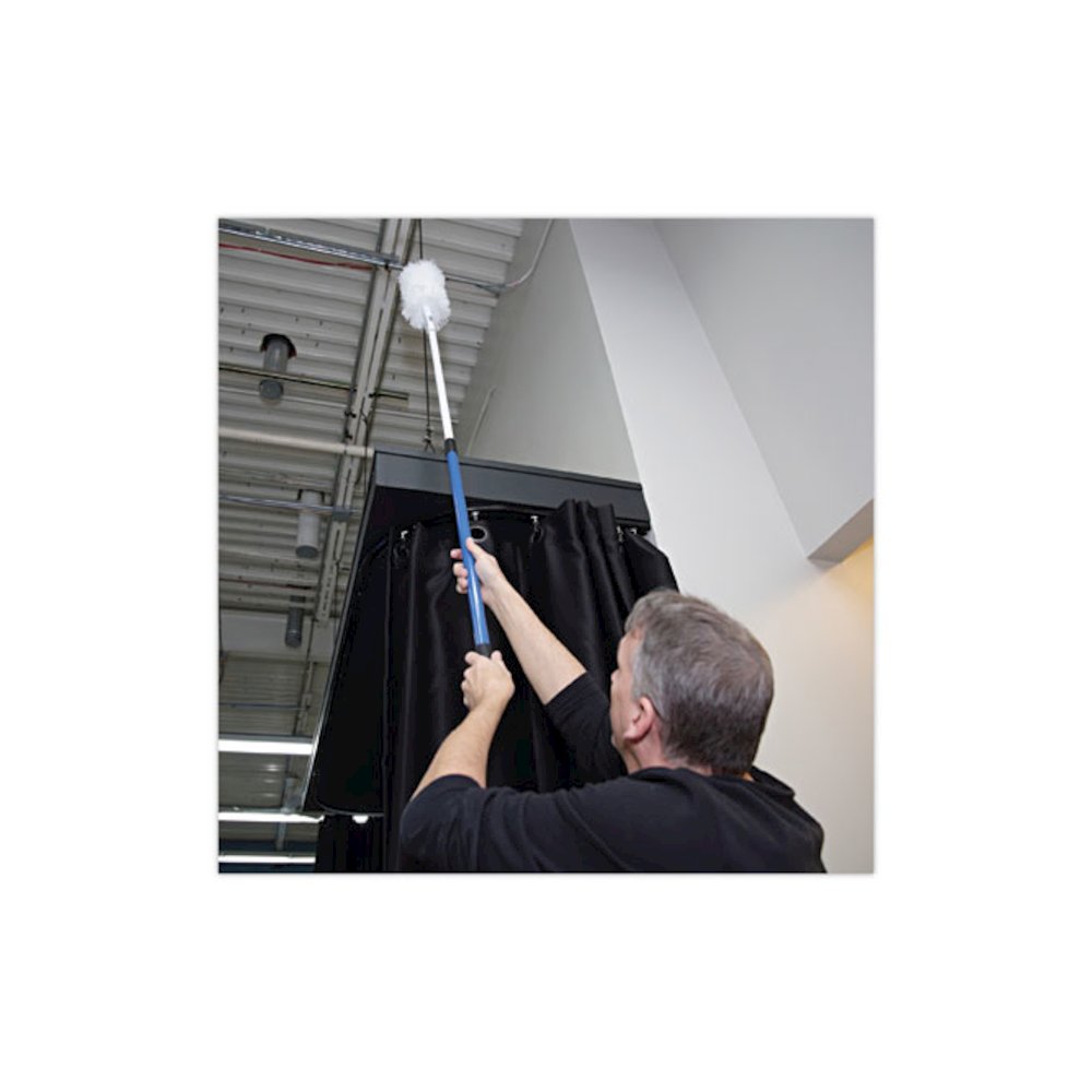 Telescopic Handle for MicroFeather Duster, 36" to 60" Handle, Blue. Picture 5