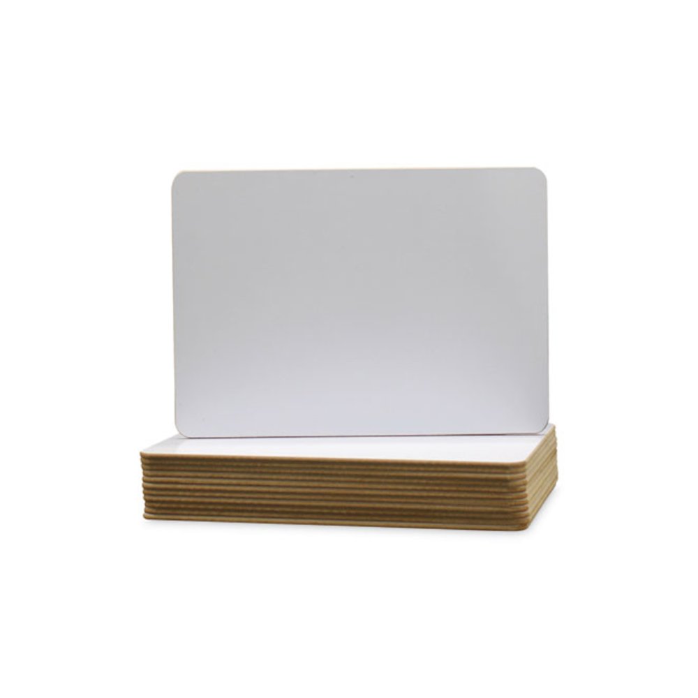 Dry Erase Board, 5" x 7", White Surface, 12/Pack. Picture 2