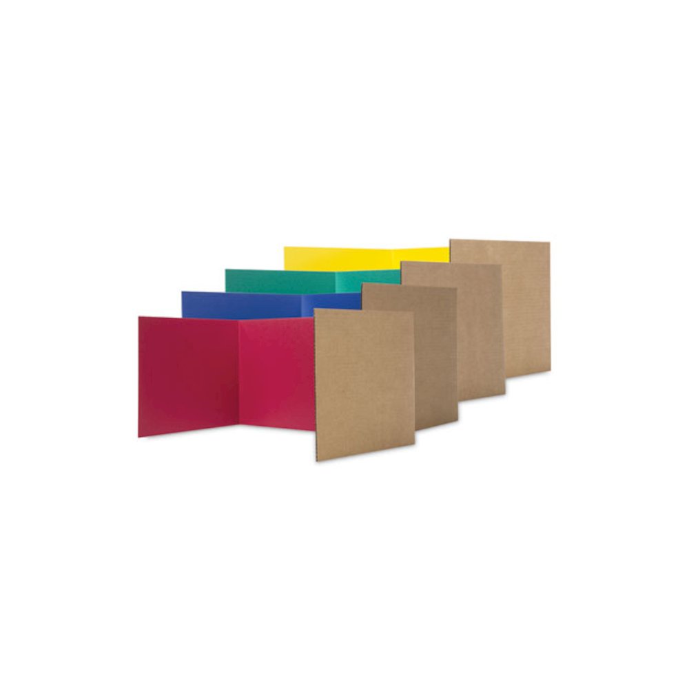 Study Carrel, 48 x 18, Assorted Colors, 24/Pack. Picture 1