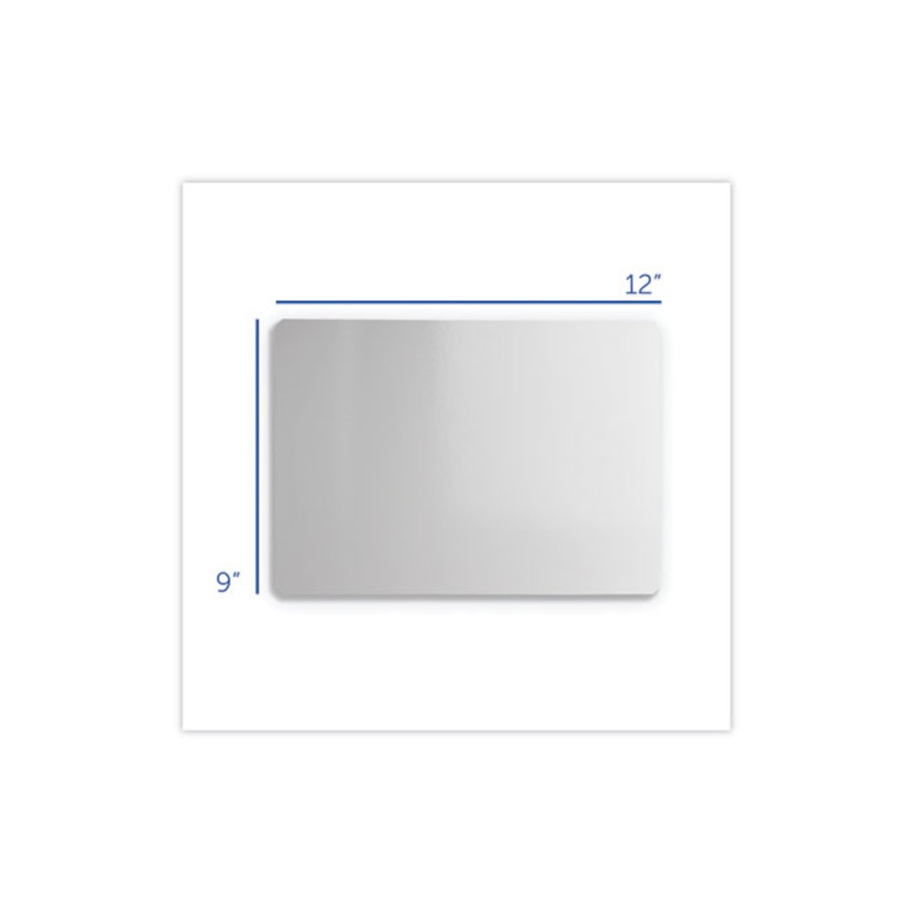 Dry Erase Board, 12" x 9", White Surface, 12/Pack. Picture 4