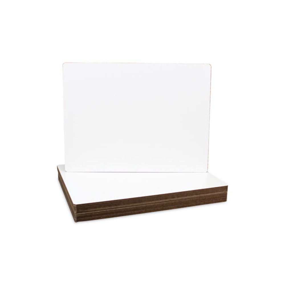 Dry Erase Board, 12" x 9", White Surface, 12/Pack. Picture 2
