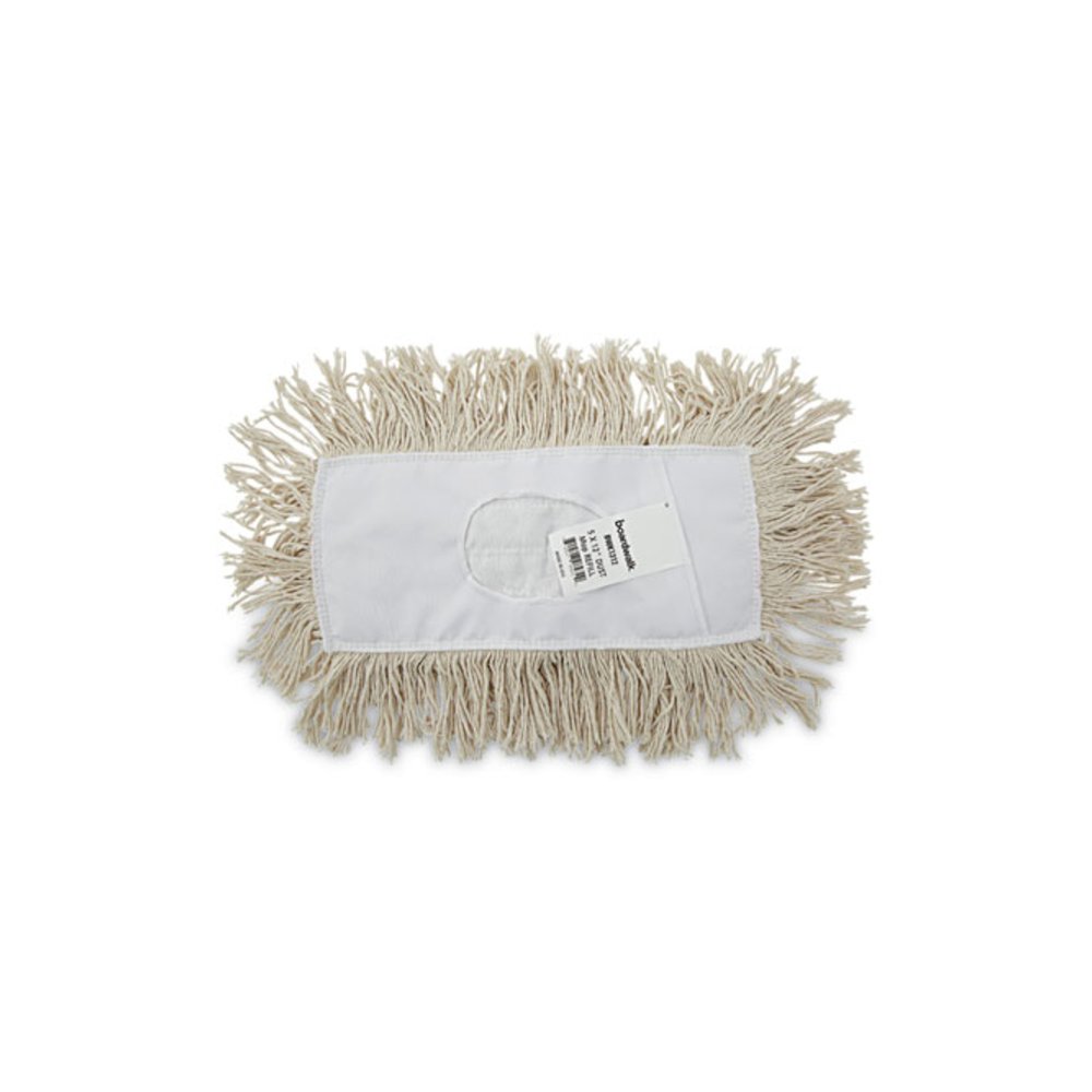 Industrial Dust Mop Head, Cotton, 12 x 5, White. Picture 1