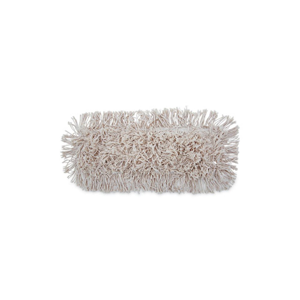 Industrial Dust Mop Head, Cotton, 12 x 5, White. Picture 4