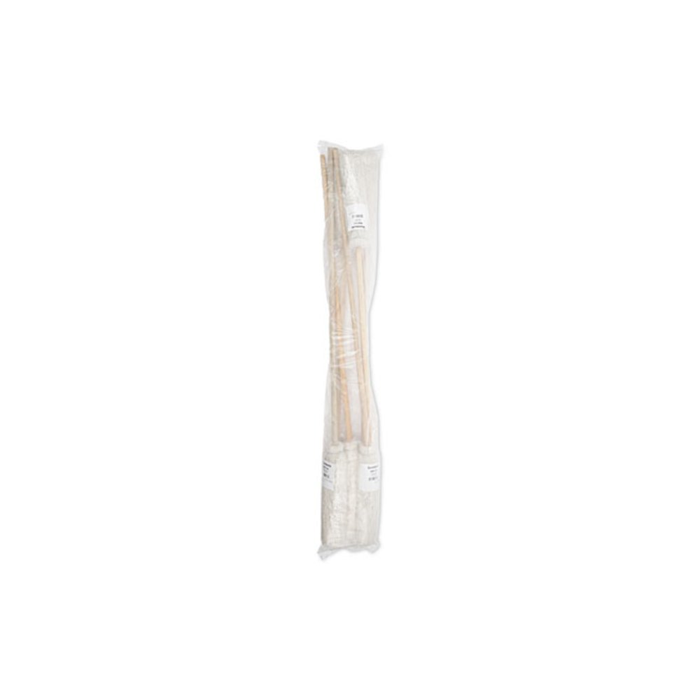 Handle/Deck Mops, #16 White Cotton Head, 48" Natural Wood Handle. Picture 5