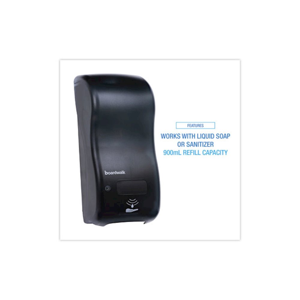 Bulk Fill Soap Dispenser, 900 mL, 5.5 x 4 x 12, Black. Picture 4
