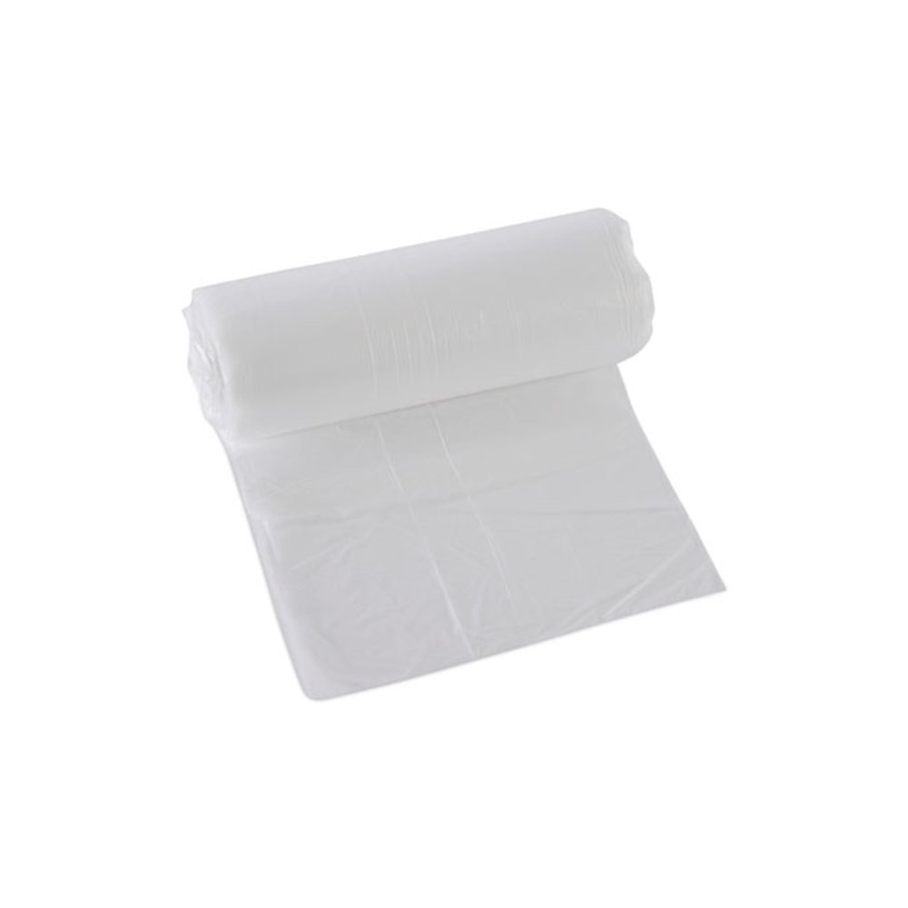 High-Density Can Liners, 16 gal, 6 mic, 24" x 33", Natural, Perforated Roll, 50 Bags/Roll, 20 Rolls/Carton. Picture 1