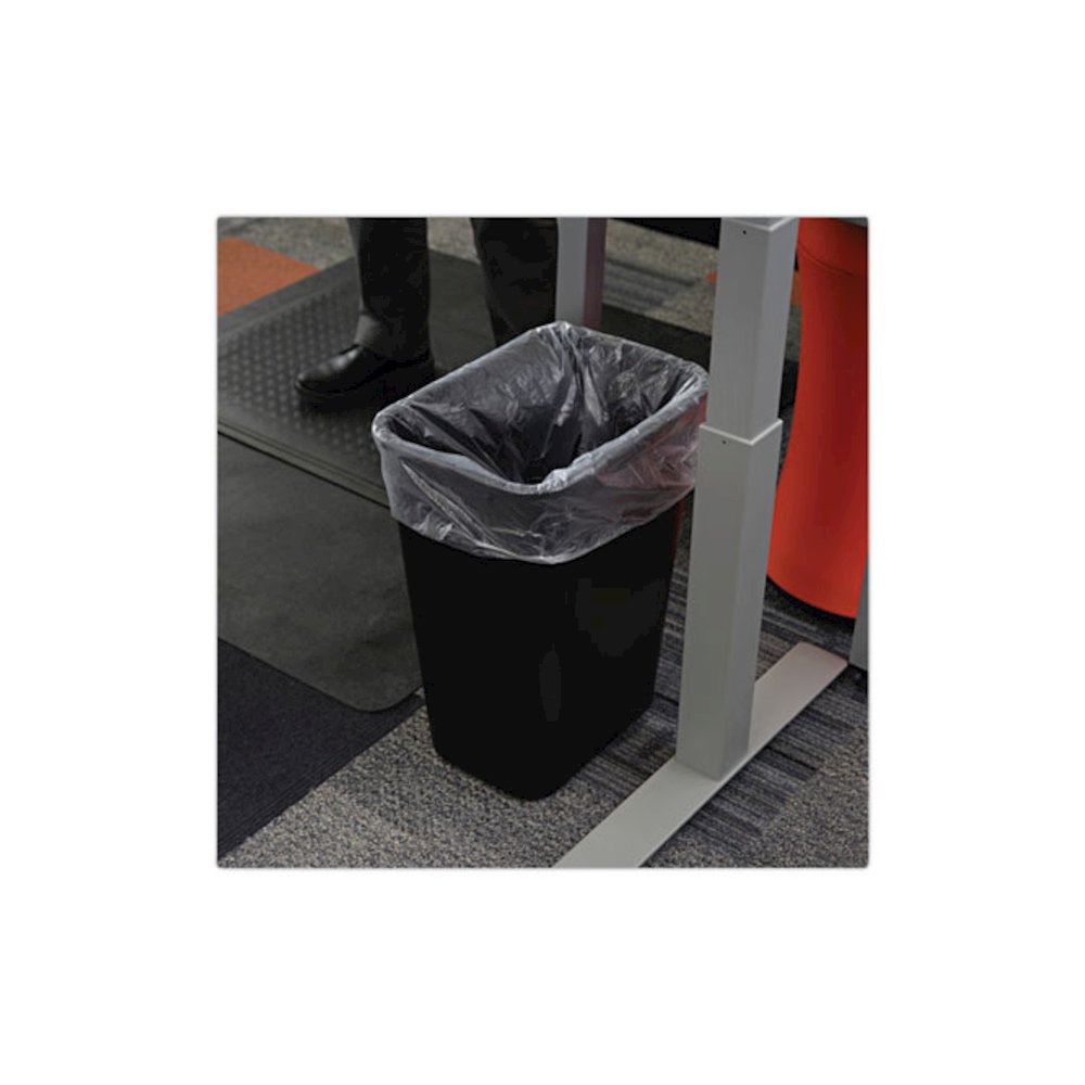High-Density Can Liners, 16 gal, 6 mic, 24" x 33", Natural, Perforated Roll, 50 Bags/Roll, 20 Rolls/Carton. Picture 5