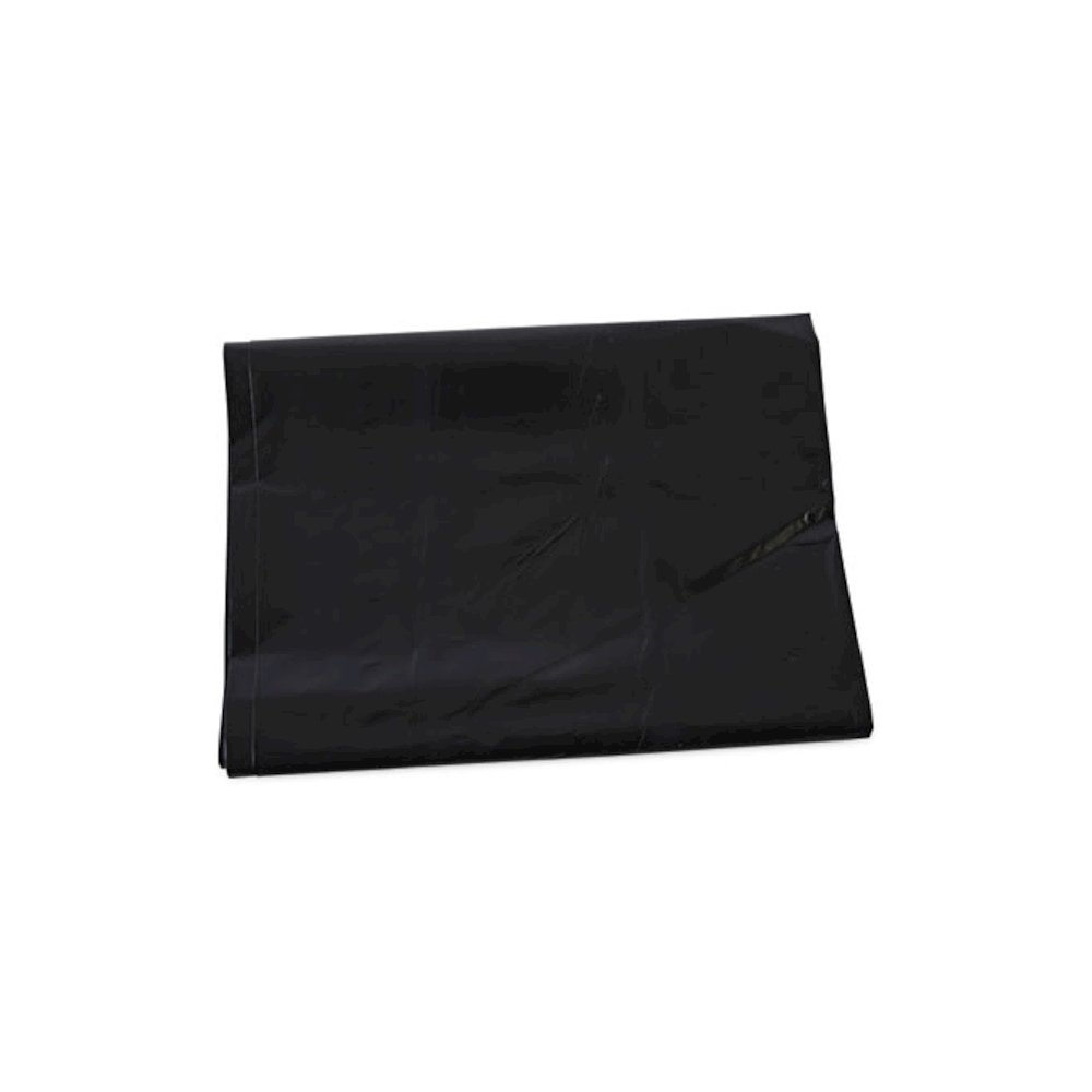 Linear Low Density Industrial Can Liners, 60 gal, 1.7 mil, 38" x 58", Black, Flat Pack, 100/Carton. Picture 1