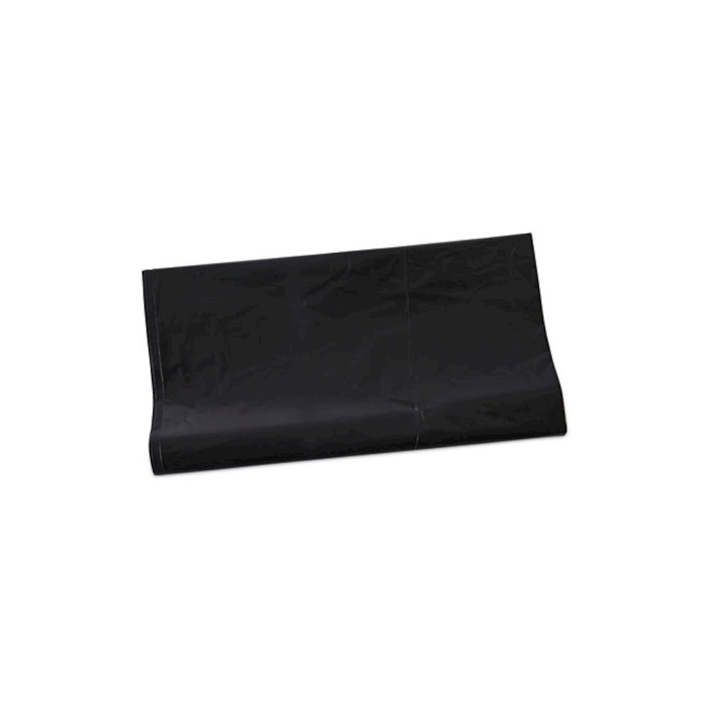 Linear Low Density Industrial Can Liners, 56 gal, 1.7 mil, 43" x 47", Black, Flat Pack, 100/Carton. Picture 1