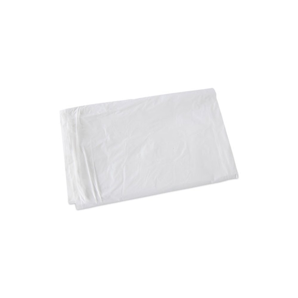 Linear Low Density Industrial Can Liners, 30 gal, 0.9 mil, 30" x 36", White, Flat Pack, 100/Carton. Picture 1