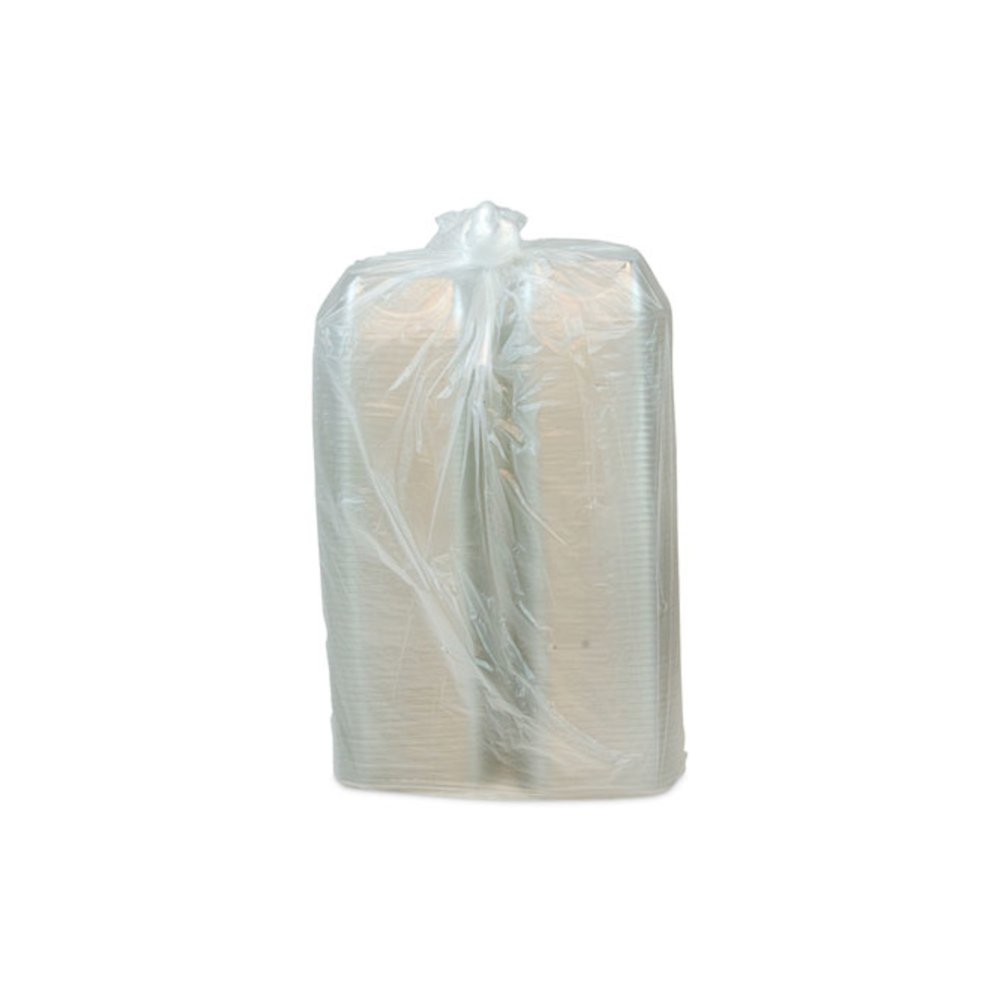 EarthChoice Square Recycled Bowl, 12 oz, 5 x 5 x 1.62, Clear, Plastic, 504/Carton. Picture 3