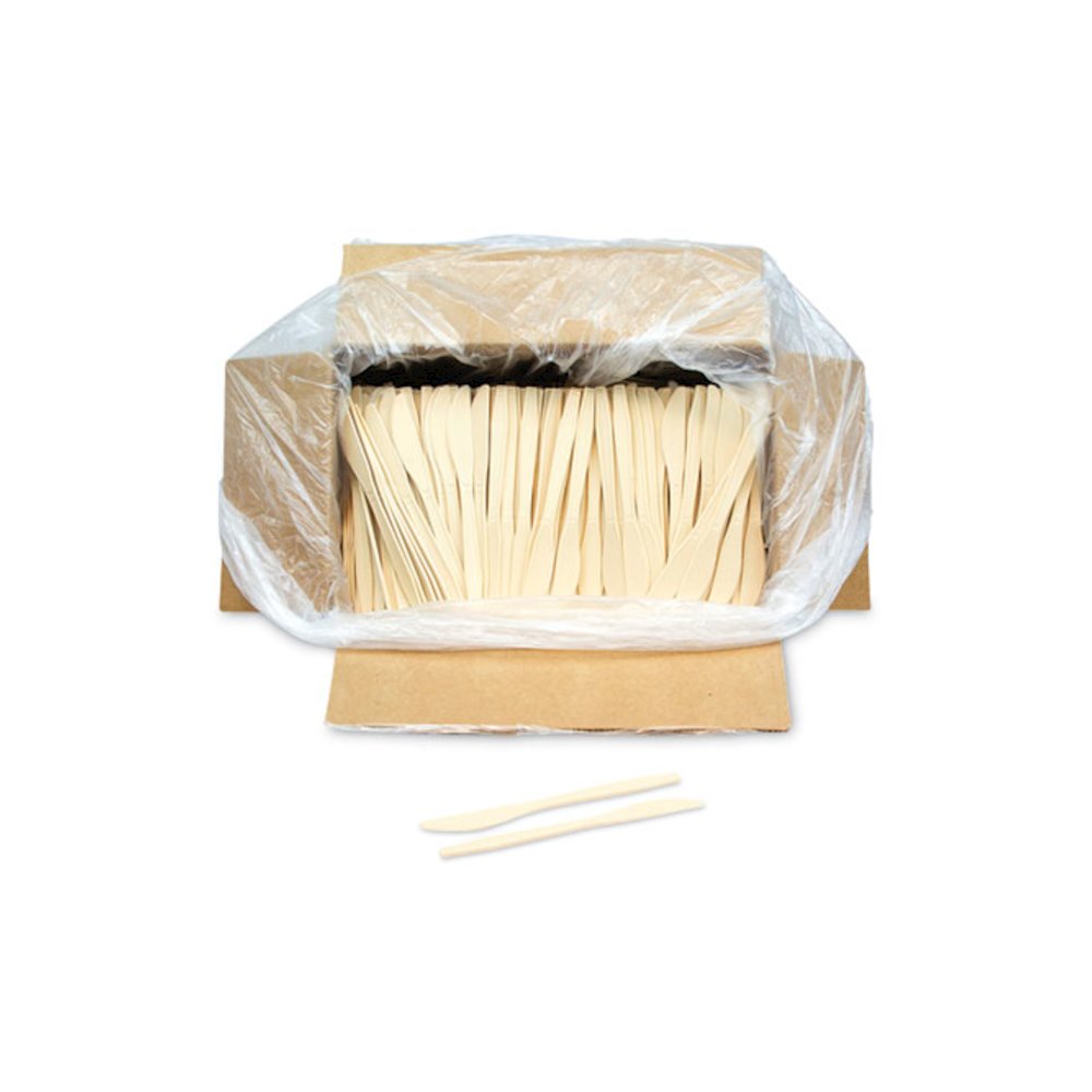 EarthChoice PSM Cutlery, Heavyweight Knife, Plastic, Tan, 1,000/Carton. Picture 4