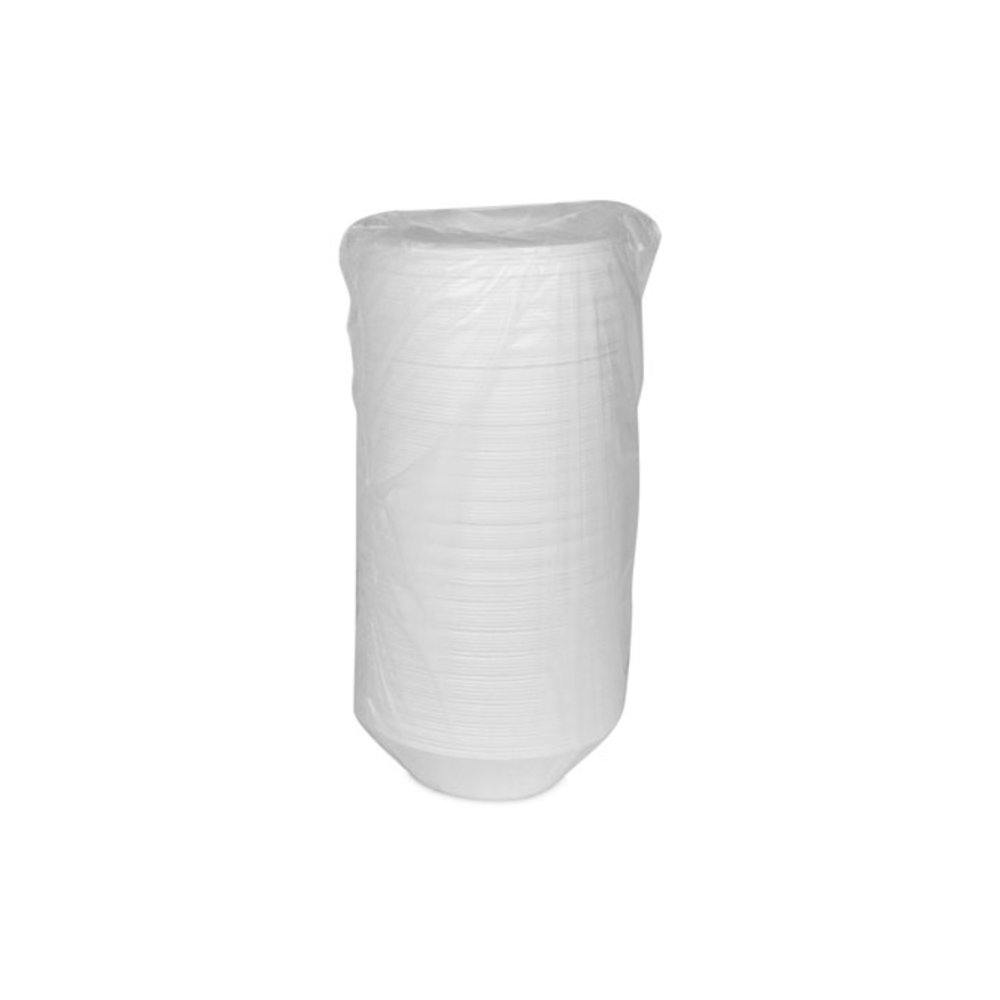 Placesetter Satin Non-Laminated Foam Dinnerware, Bowl, 12 oz, White, 1,000/Carton. Picture 3