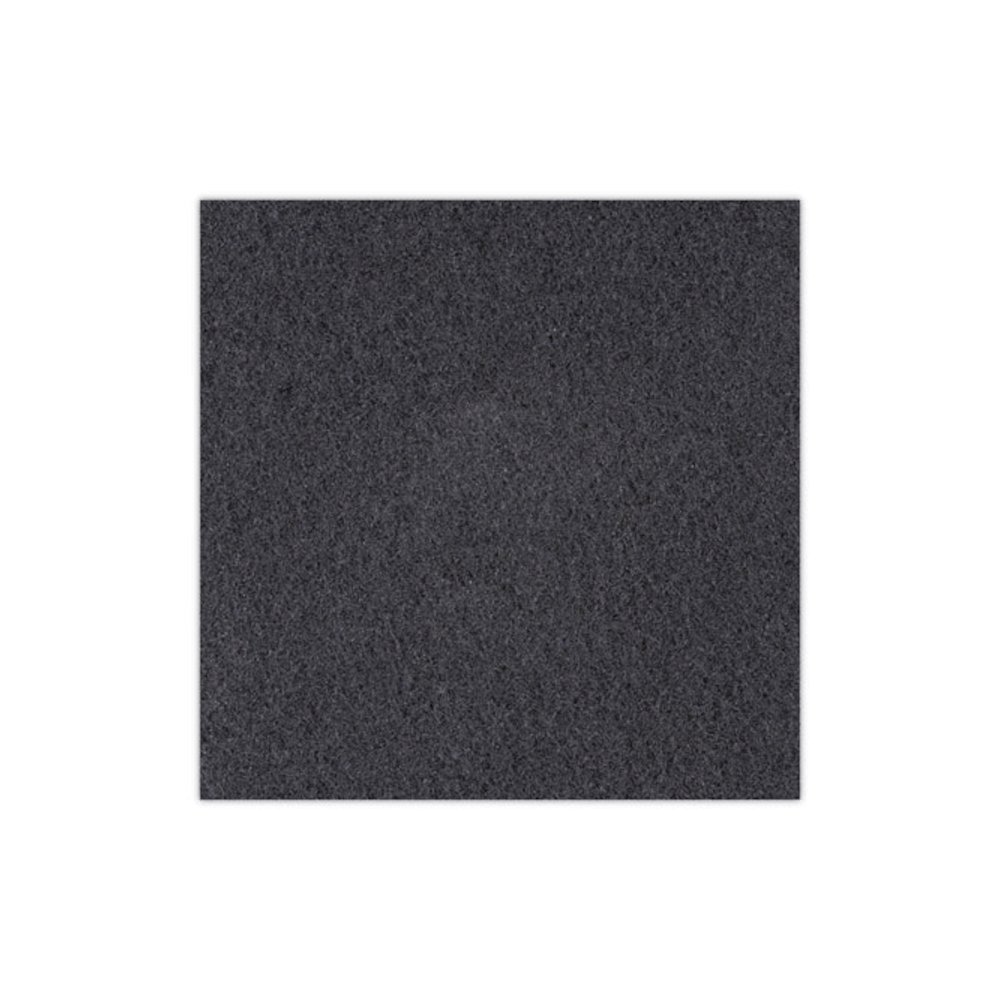 High Performance Stripping Floor Pads, 20" Diameter, Black, 5/Carton. Picture 6