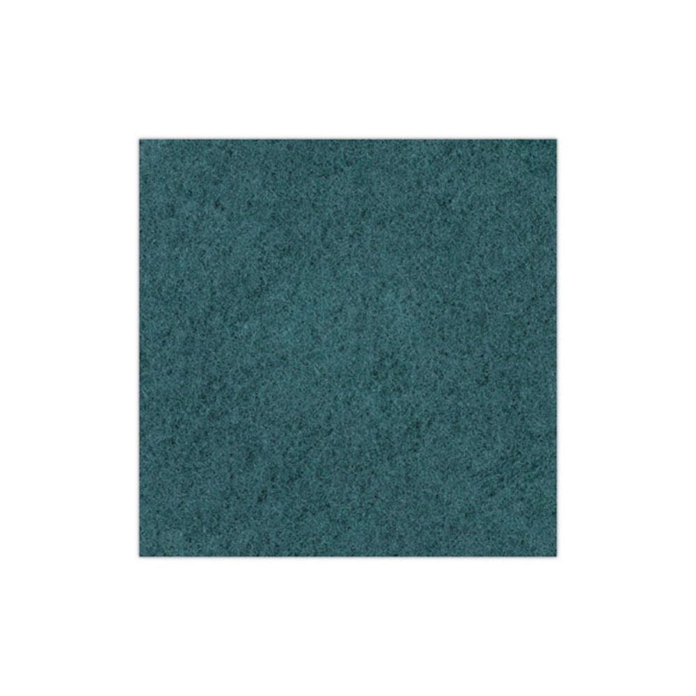Heavy-Duty Scrubbing Floor Pads, 20" Diameter, Green, 5/Carton. Picture 6