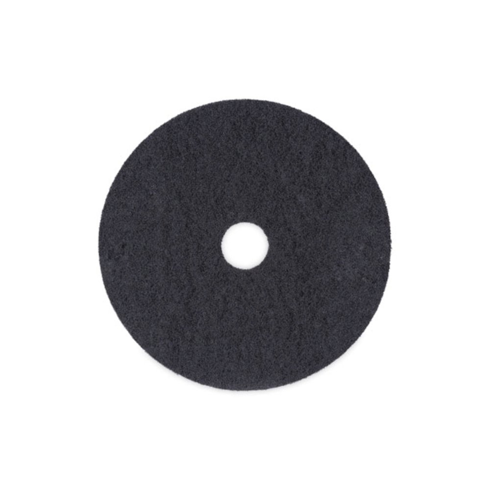 Stripping Floor Pads, 20" Diameter, Black, 5/Carton. Picture 1