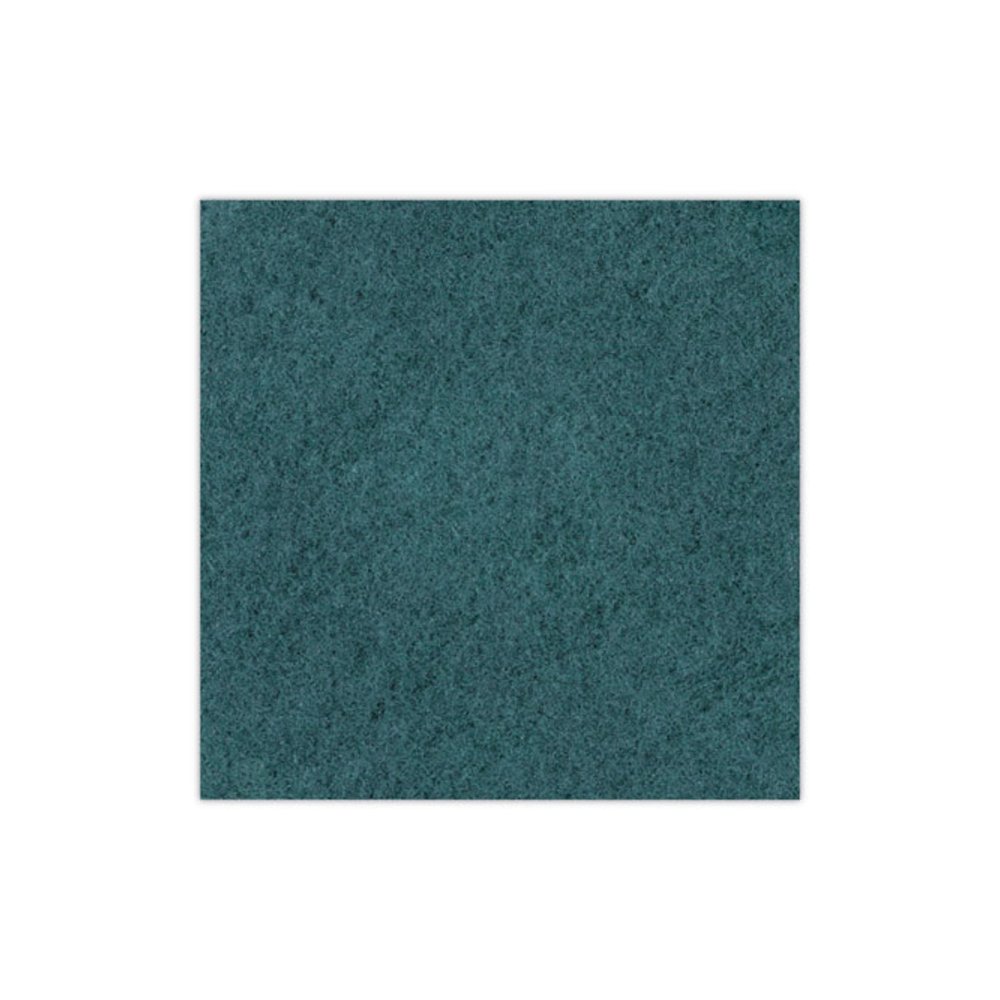Heavy-Duty Scrubbing Floor Pads, 18" Diameter, Green, 5/Carton. Picture 6